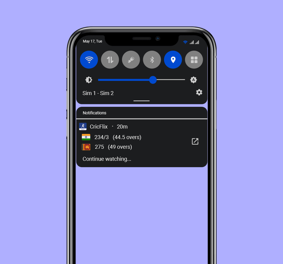 Push notification based on user behavior